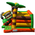 Combo Mini 3D Jungle Trein Springkasteel