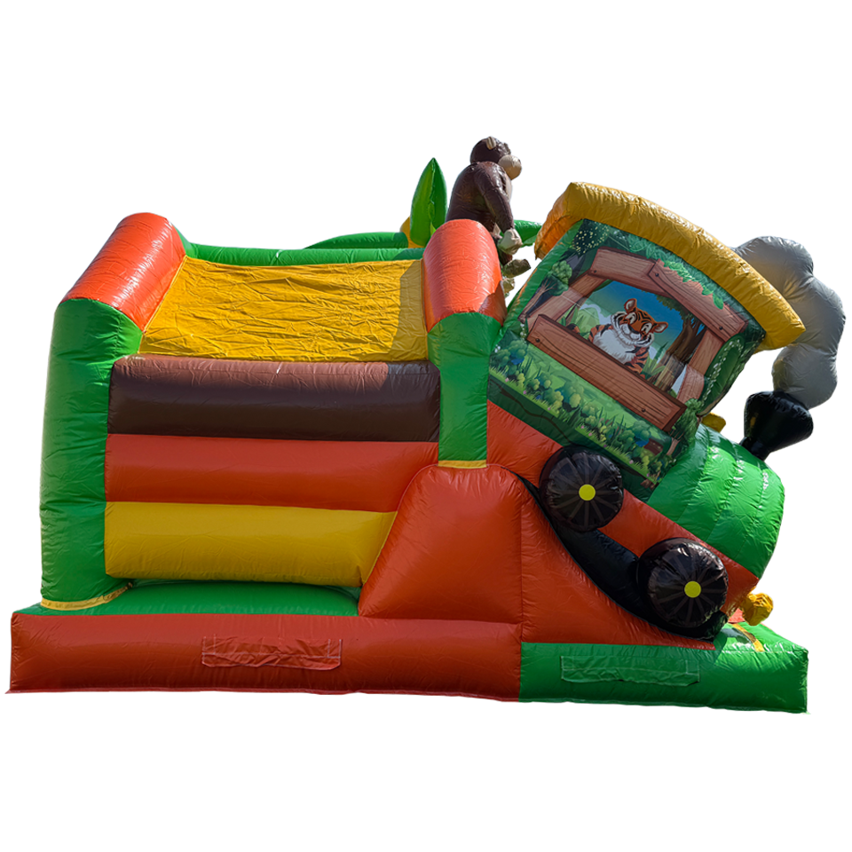 Combo Mini 3D Jungle Trein Springkasteel