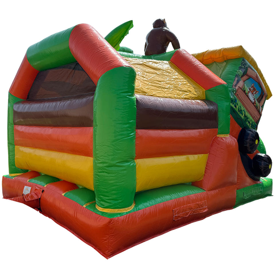 Combo Mini 3D Jungle Trein Springkasteel