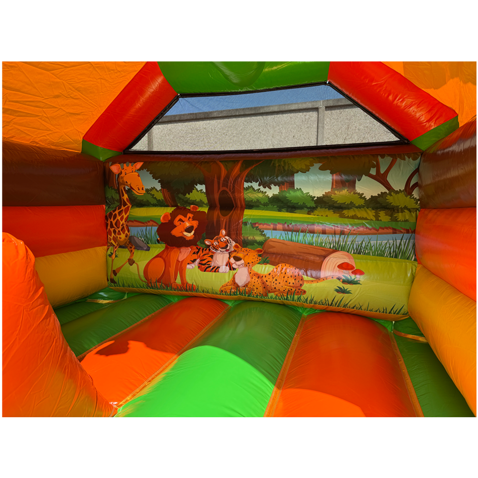 Combo Mini 3D Jungle Trein Springkasteel