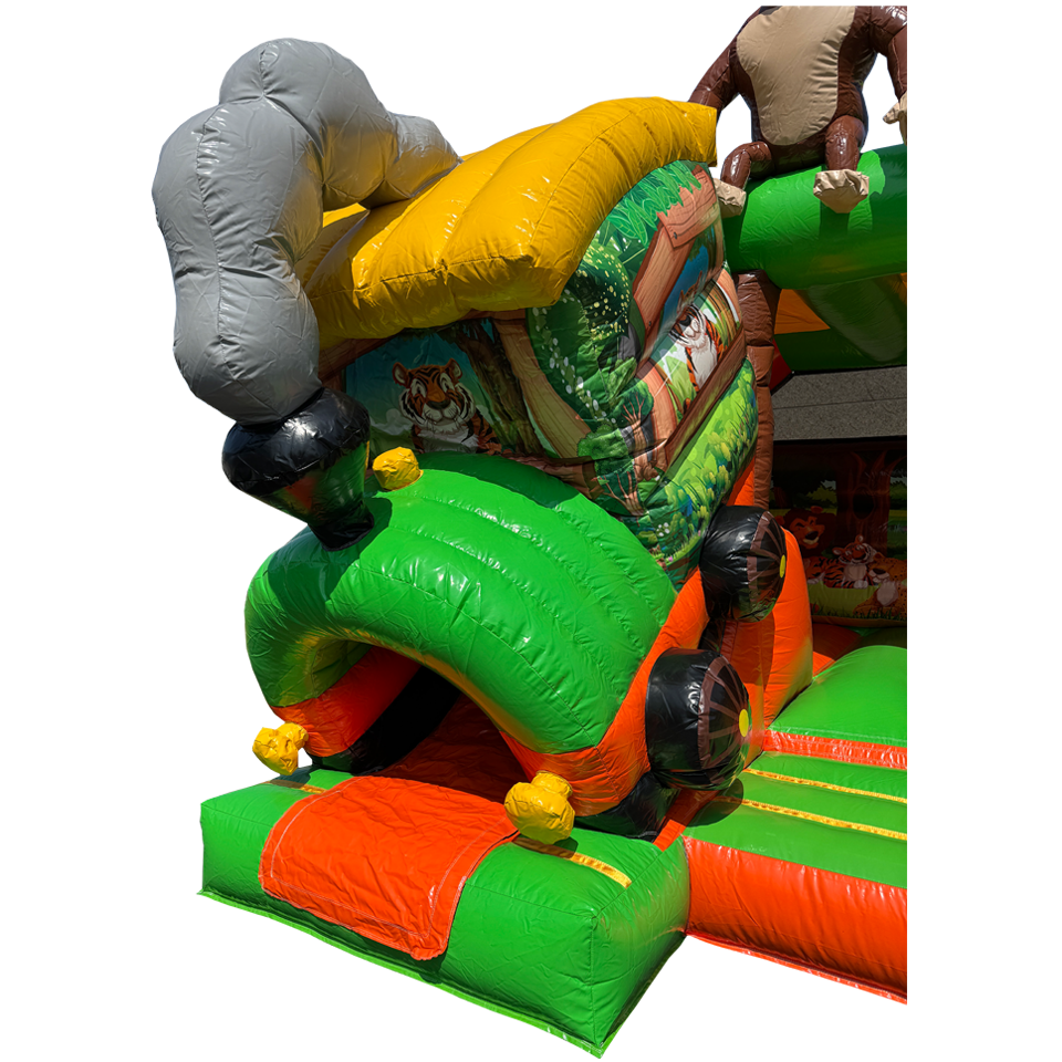 Combo Mini 3D Jungle Trein Springkasteel