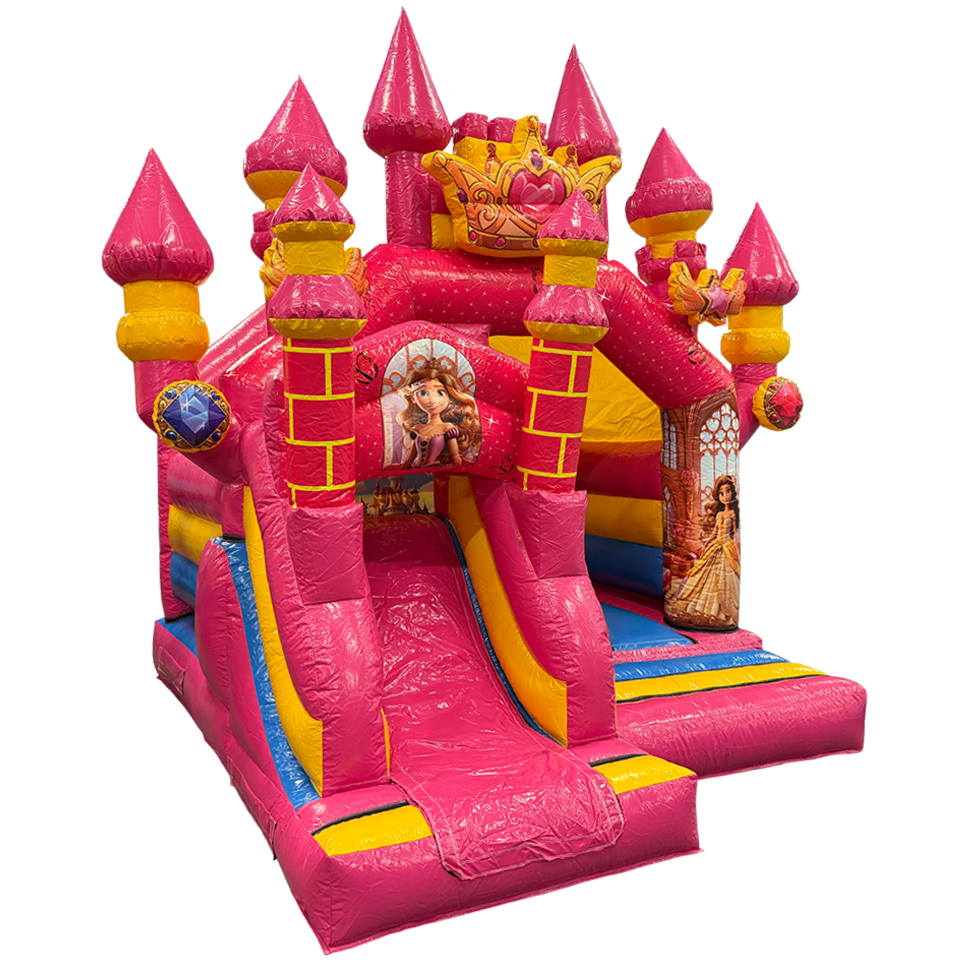 Combo Mini 3D Prinsessenkasteel Springkasteel