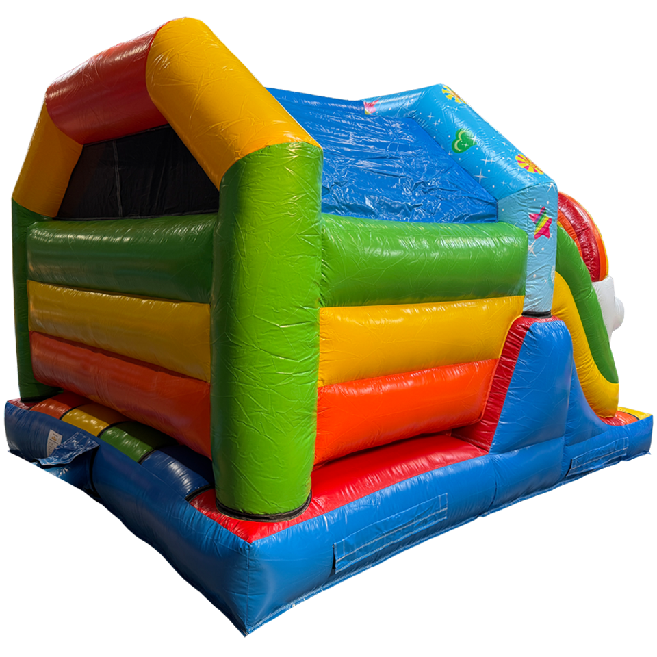 Combo Mini 3D arc-en-ciel Château Gonflable