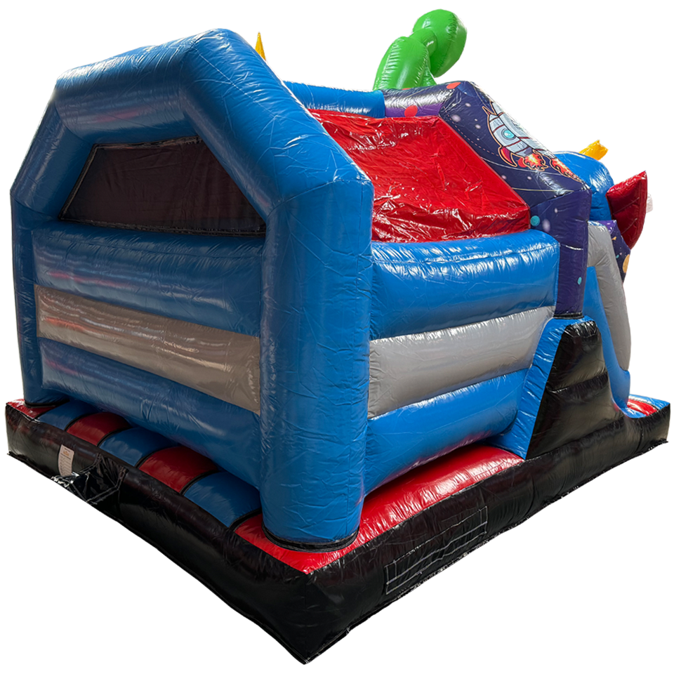 Combo Mini 3D Fusée spatiale Château Gonflable