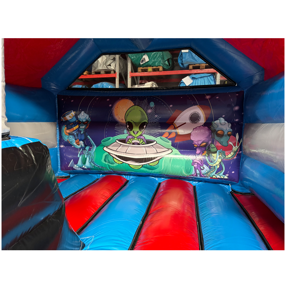 Combo Mini 3D Fusée spatiale Château Gonflable