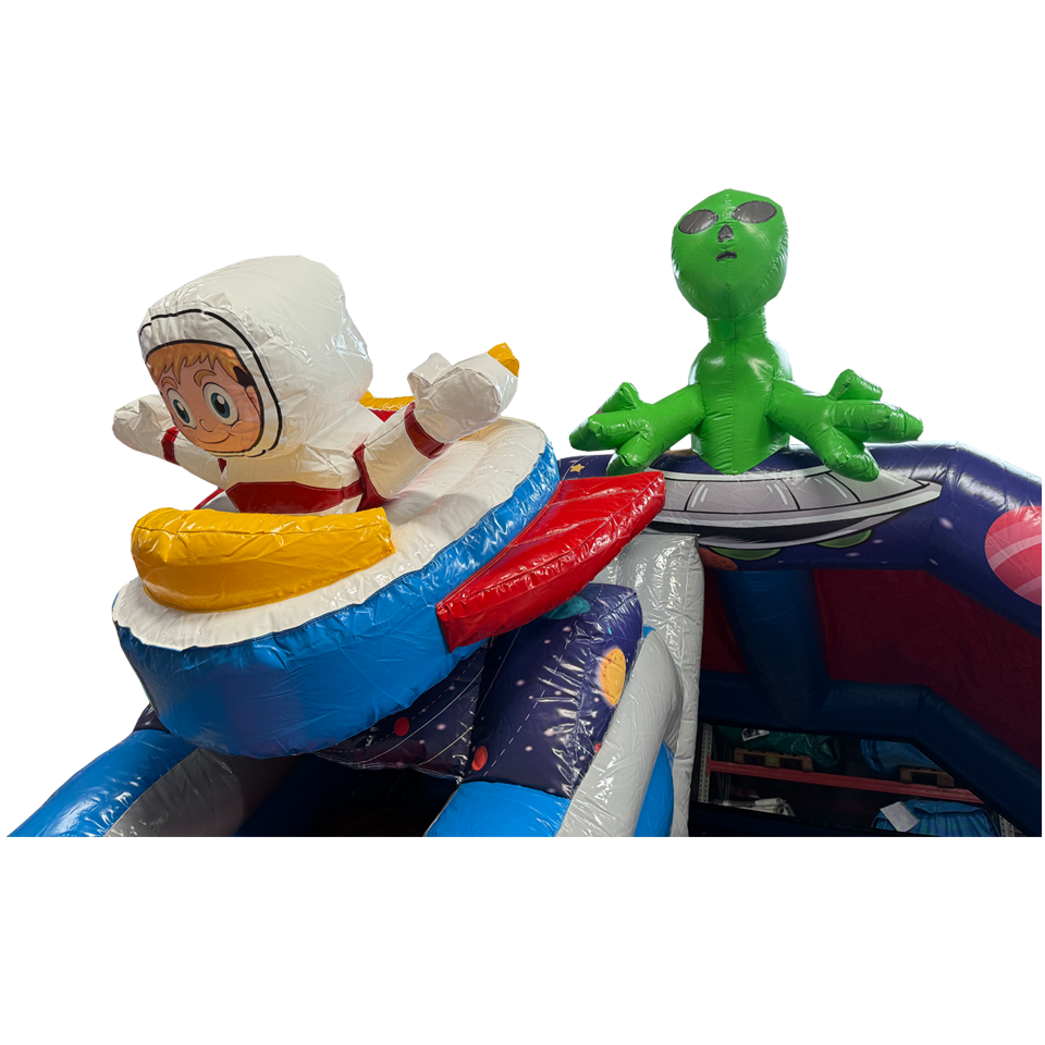 Combo Mini 3D Fusée spatiale Château Gonflable