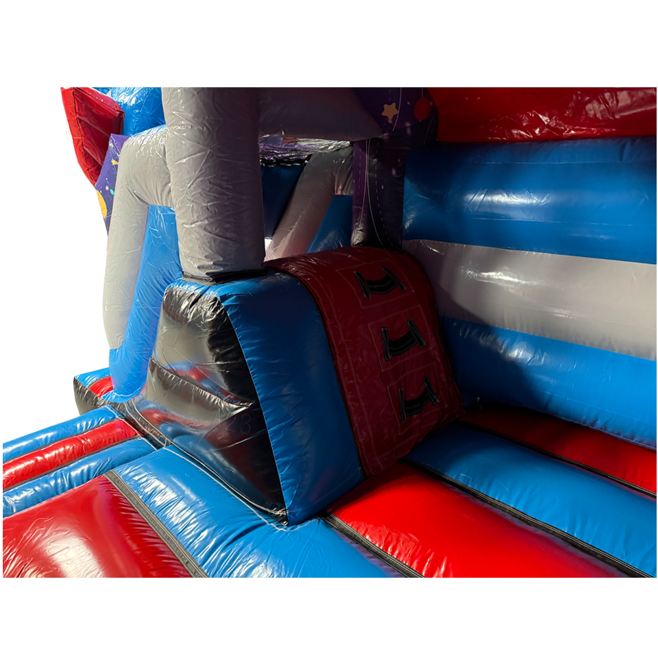 Combo Mini 3D Fusée spatiale Château Gonflable