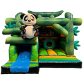 Combo Midi 3D Panda Inflatable With Obstacles