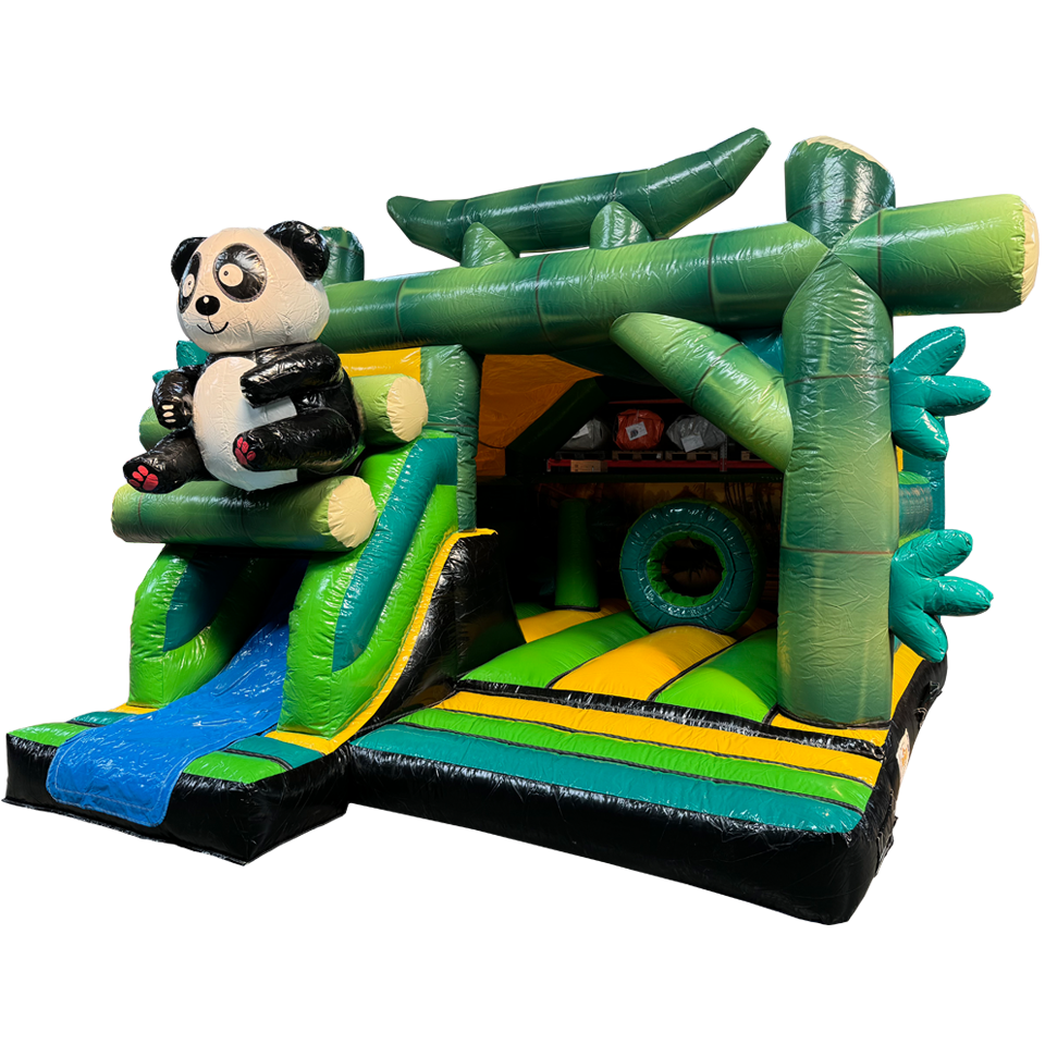 Combo Midi 3D Panda Springkasteel Met Obstakels