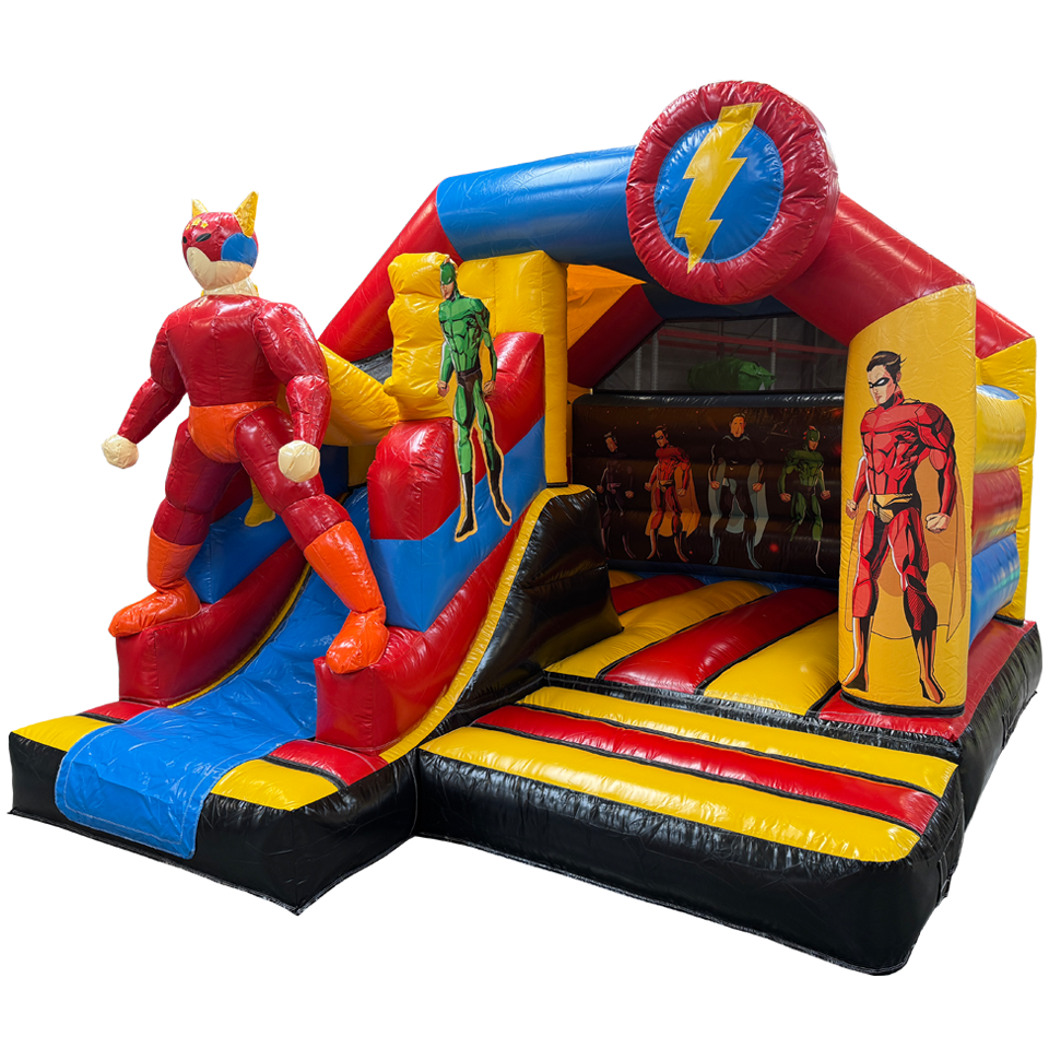 Combo Mini 3D Superhelden Springkasteel