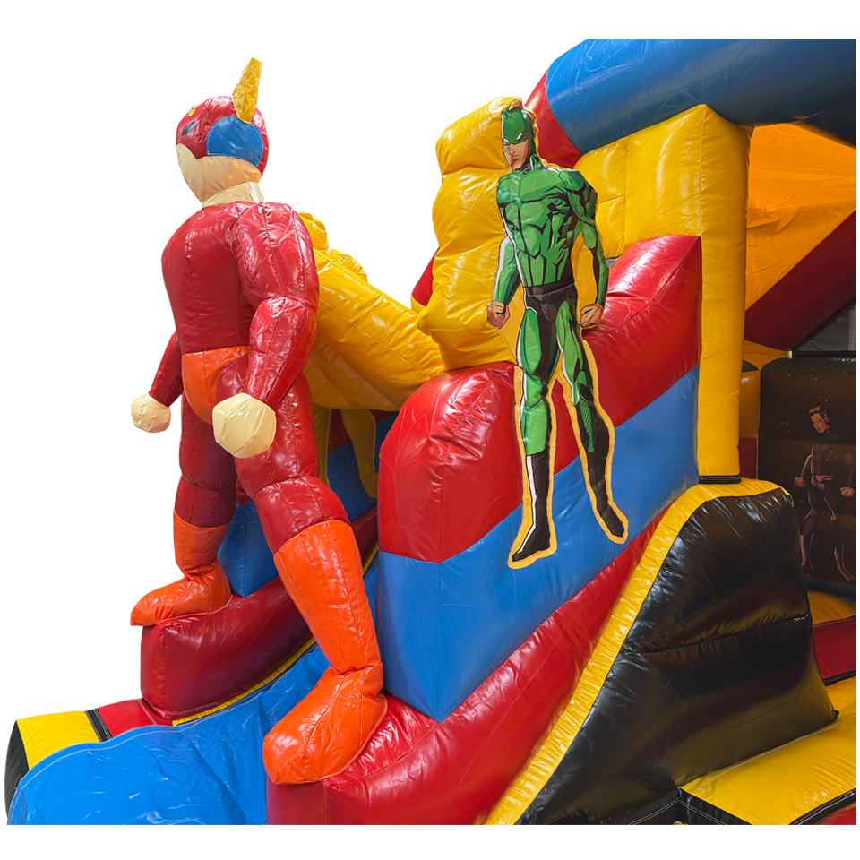 Combo Mini 3D Superhelden Springkasteel