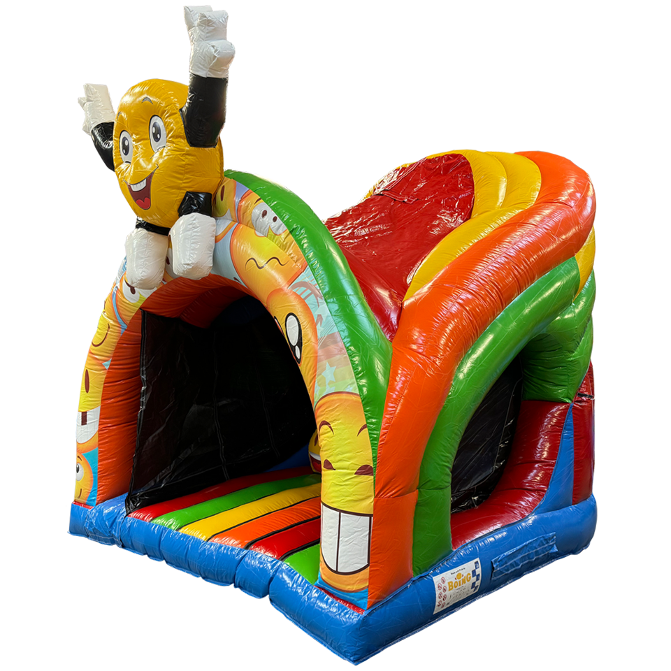 Curve Bounce N Slide Emoji - Boing Inflatables