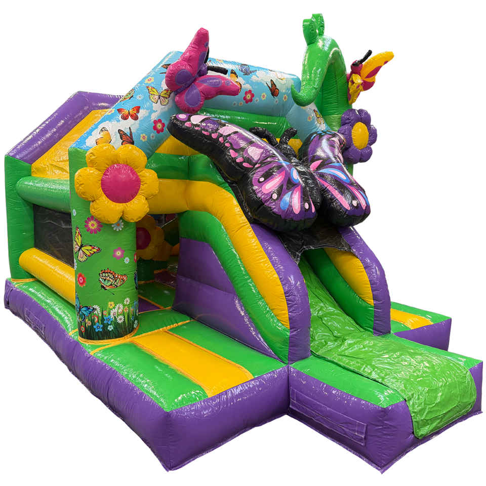 Fframe Midi Vlinder Springkasteel