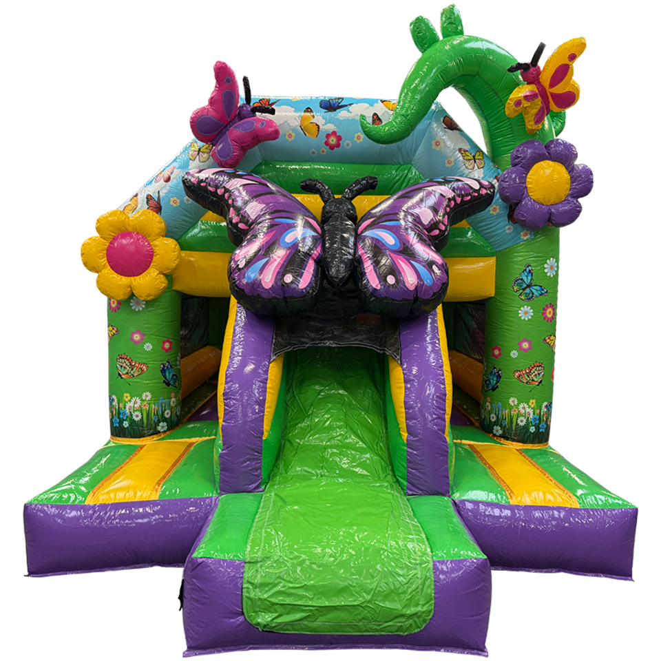 Fframe Midi Vlinder Springkasteel