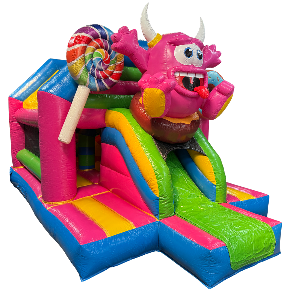 Fframe Midi Cookie Monster Springkasteel