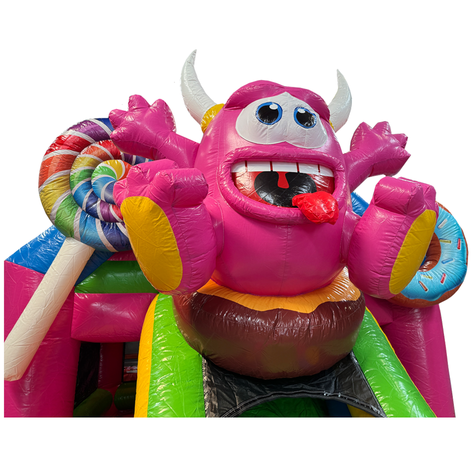 Fframe Midi Cookie Monster Springkasteel