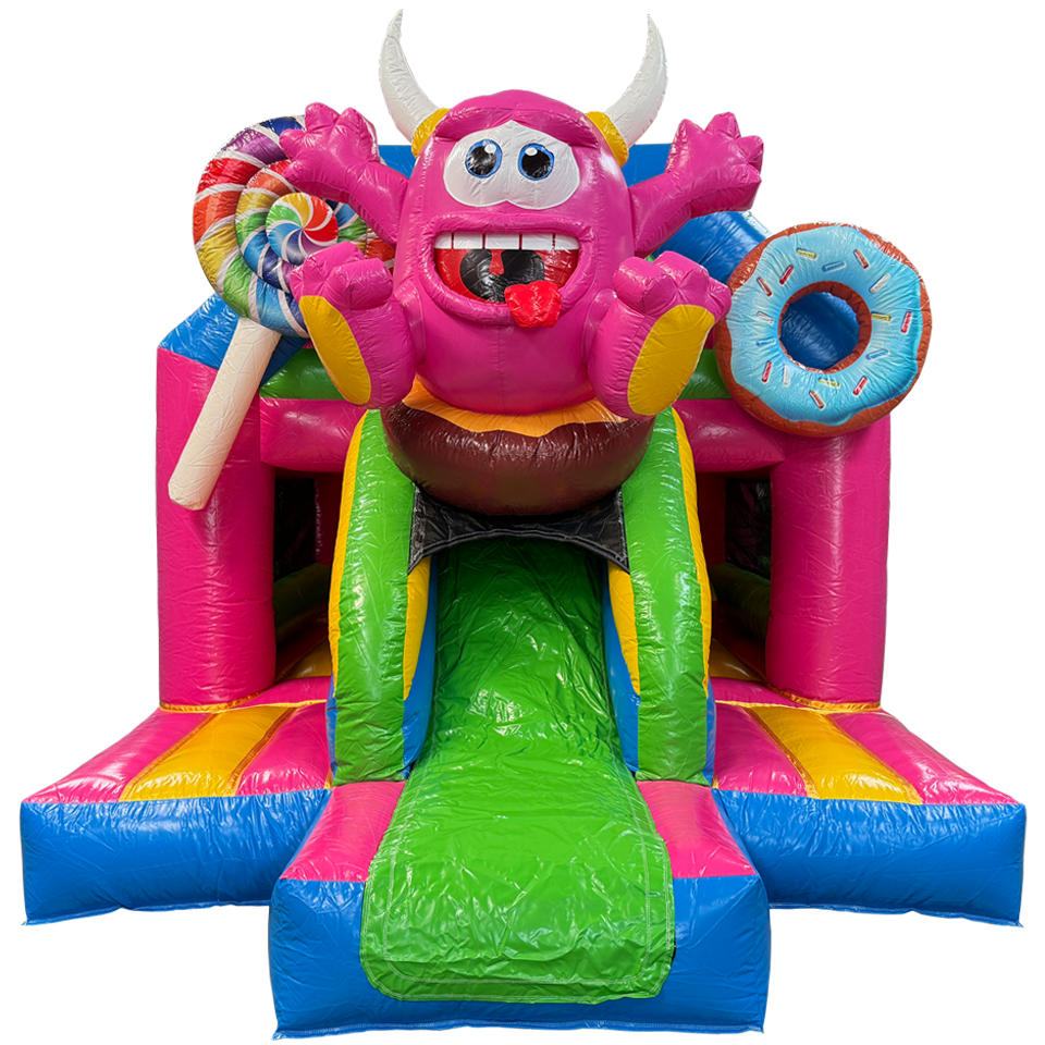 Fframe Midi Cookie Monster Springkasteel