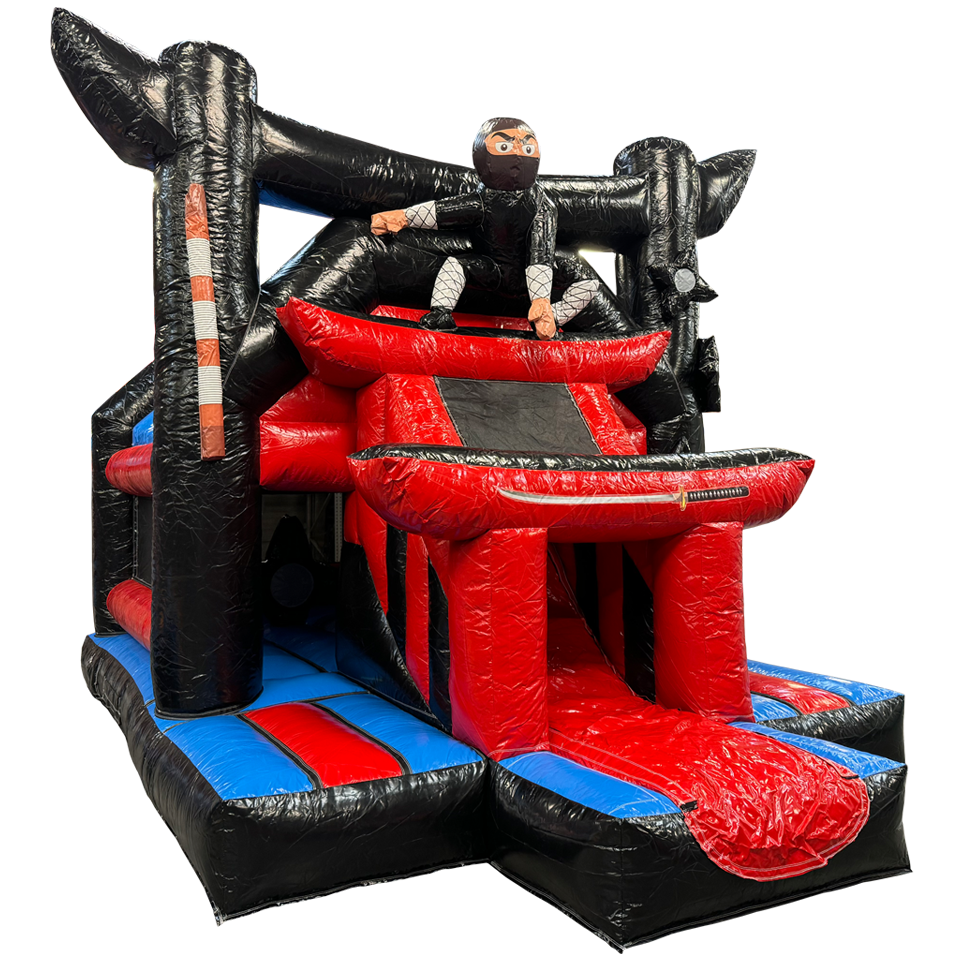 Fframe Midi Ninja Springkasteel - Boing Inflatables