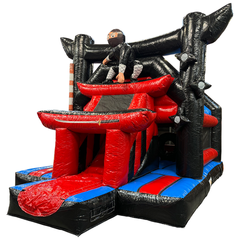 Fframe Midi Ninja Springkasteel - Boing Inflatables