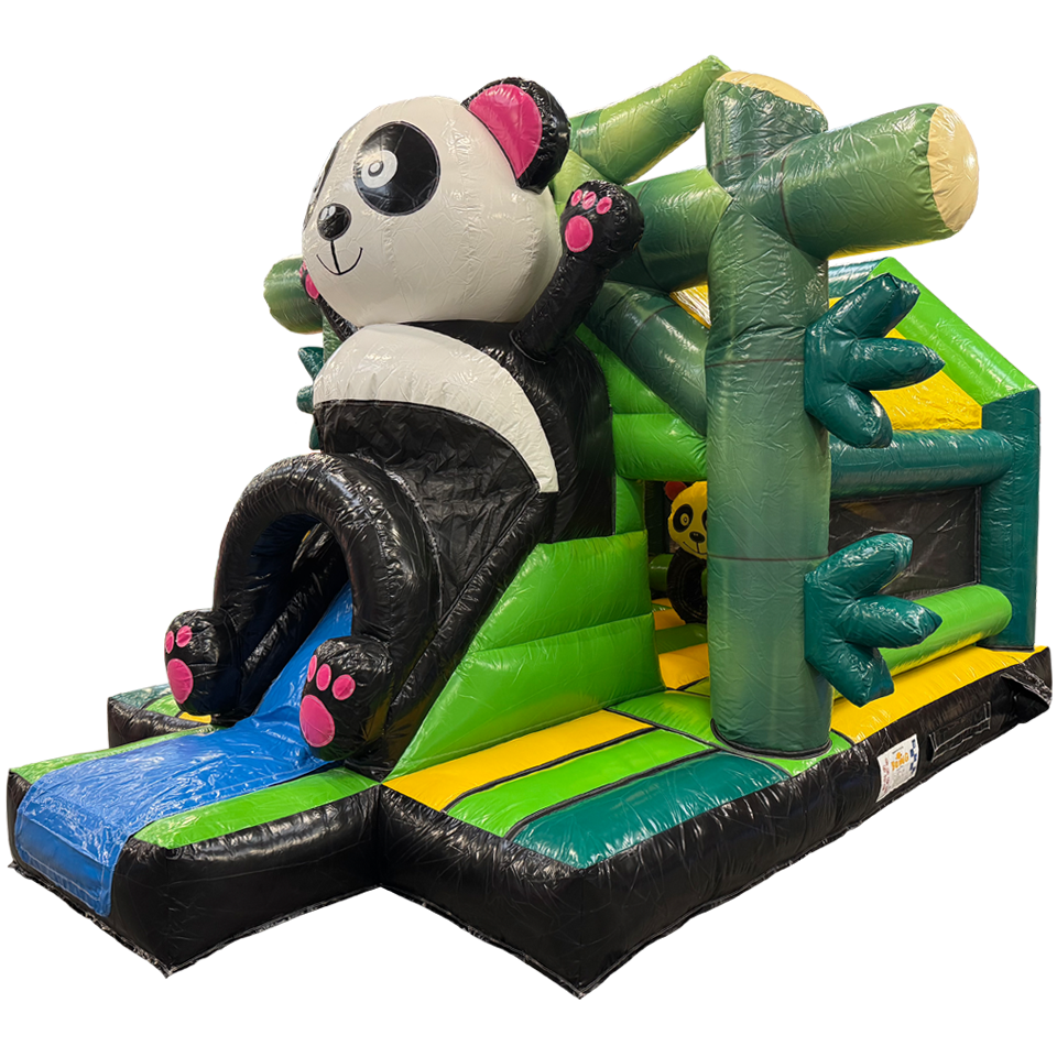 Fframe Midi Panda Beer Springkasteel
