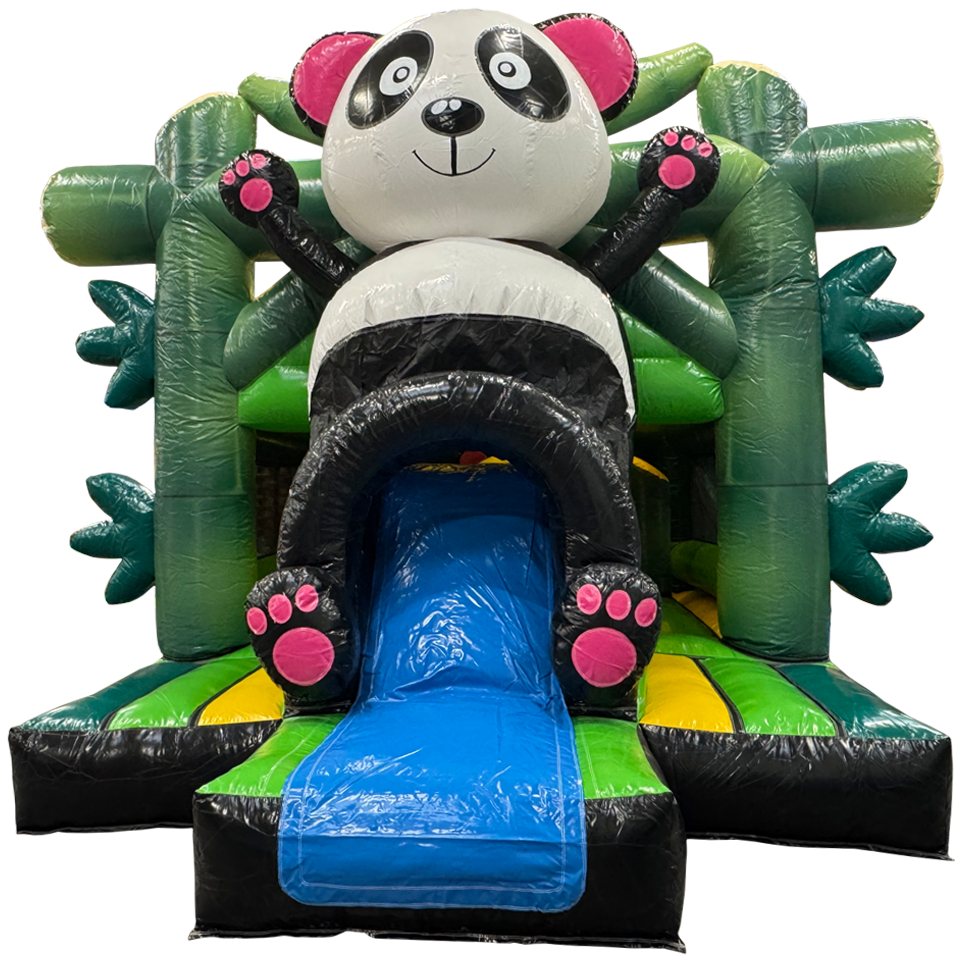 Fframe Midi Panda Beer Springkasteel