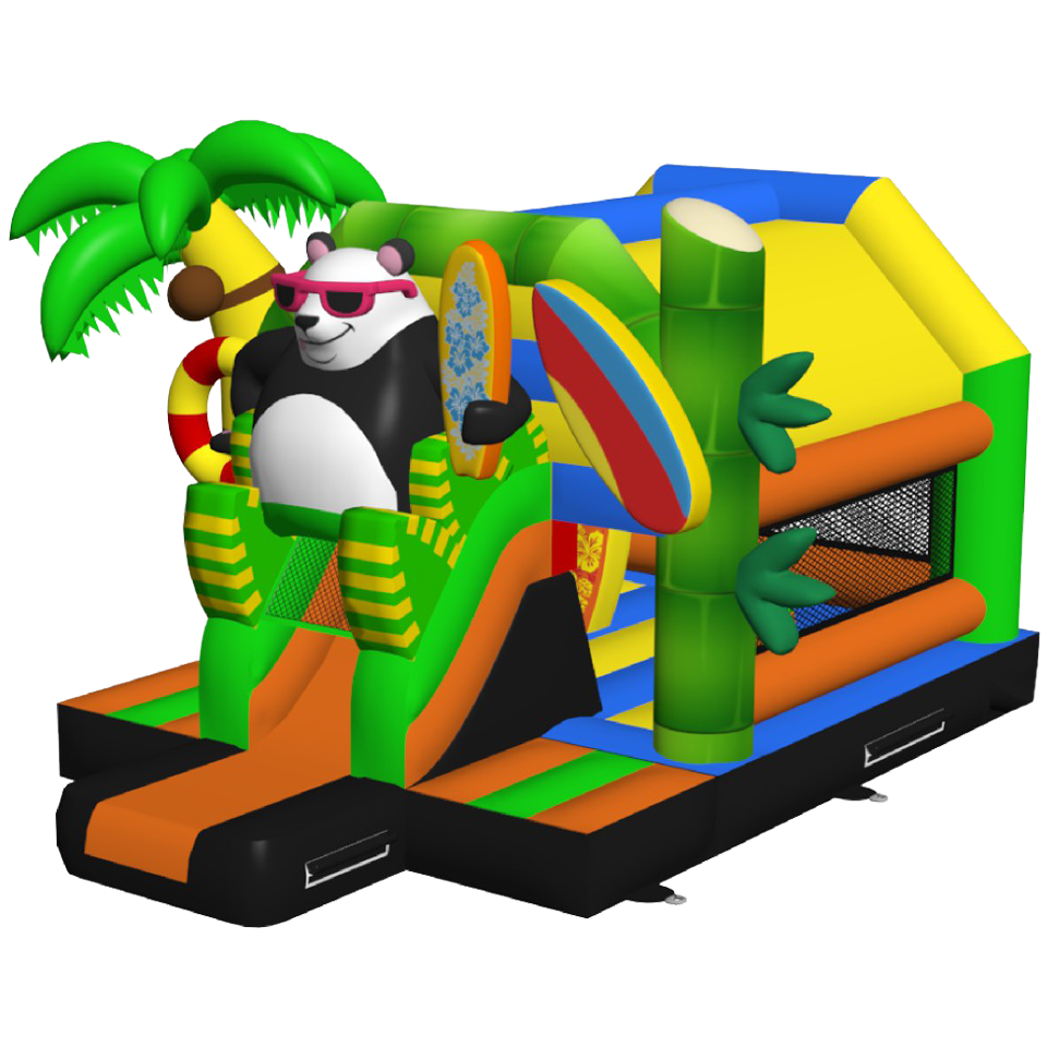 Fframe Midi Surfing Panda Springkasteel