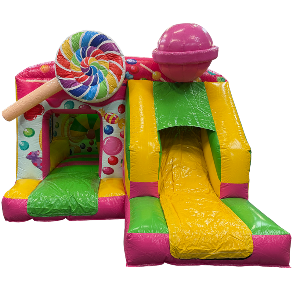 Funbox Midi Snoepjes Springkasteel