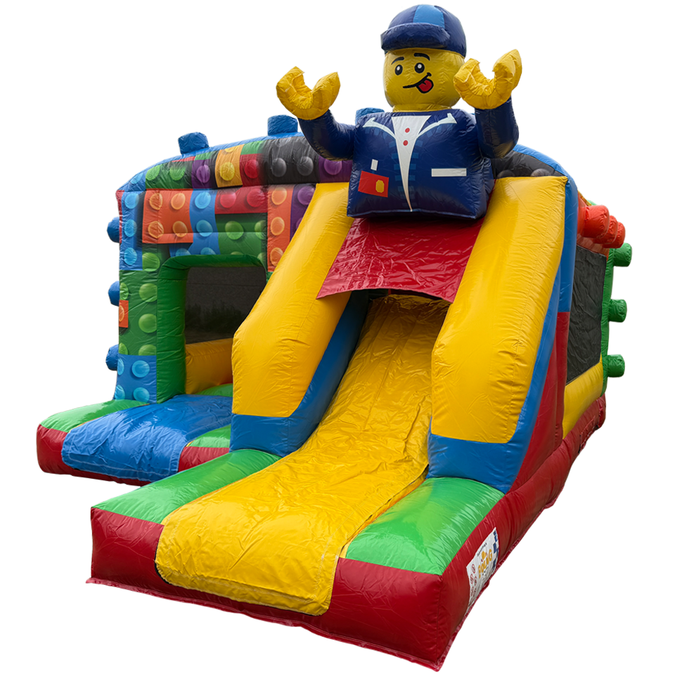 Hüpfburg Funbox Midi Bunte Blöcke