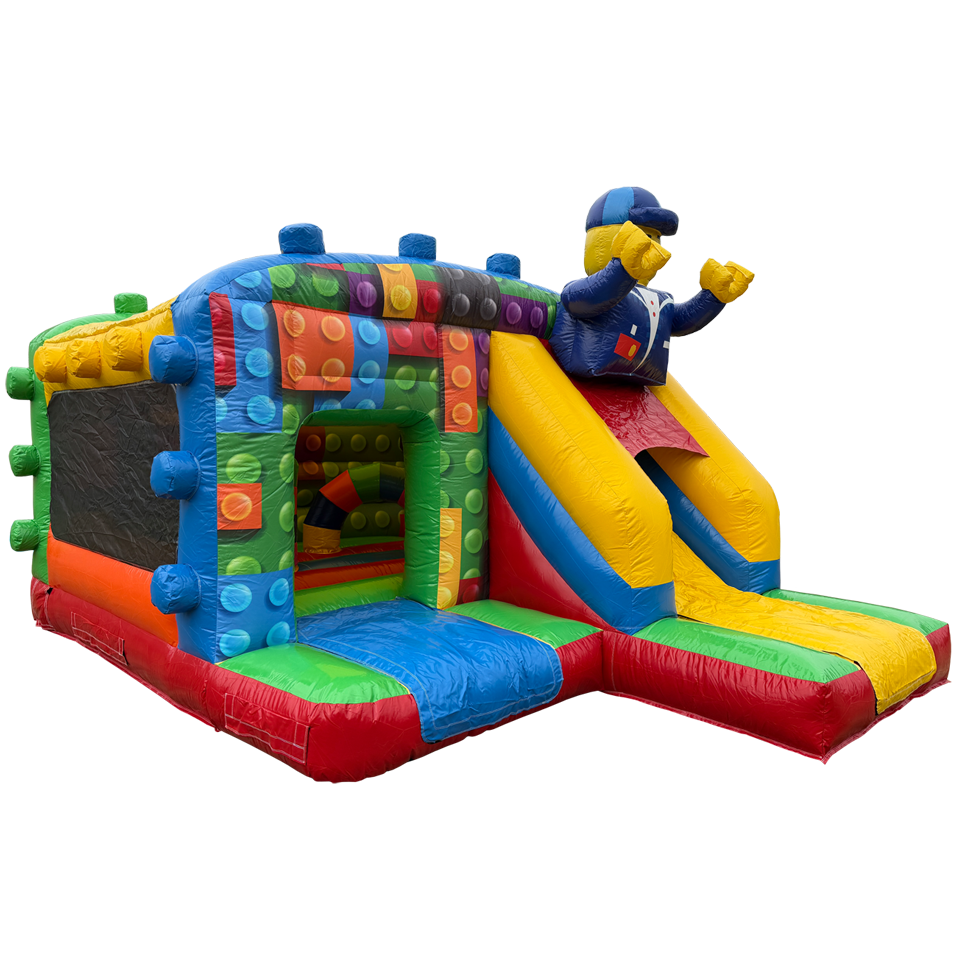 Hüpfburg Funbox Midi Bunte Blöcke