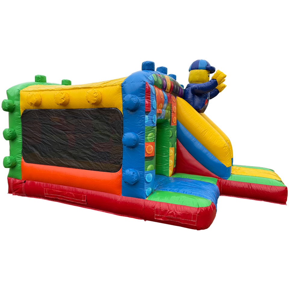 Hüpfburg Funbox Midi Bunte Blöcke