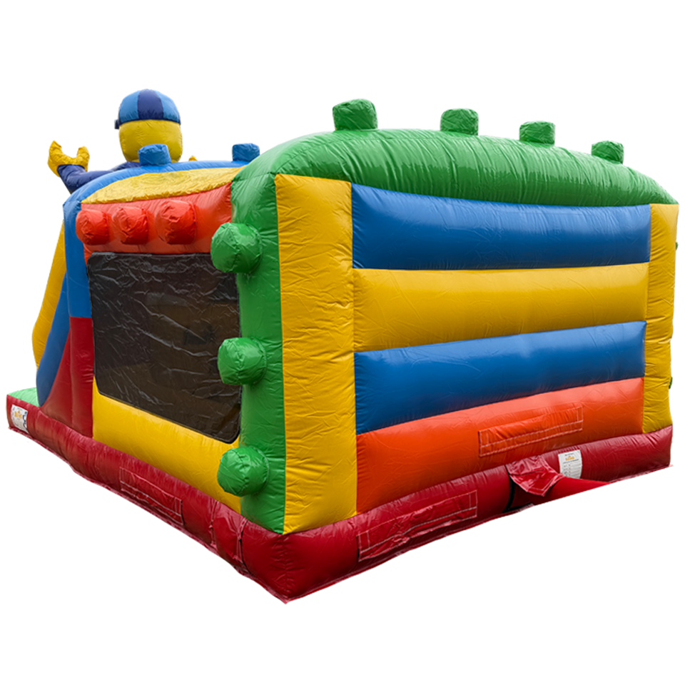 Hüpfburg Funbox Midi Bunte Blöcke