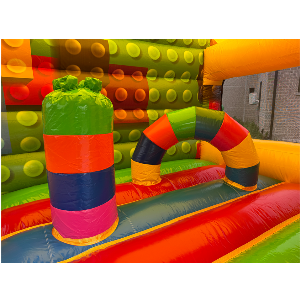 Hüpfburg Funbox Midi Bunte Blöcke