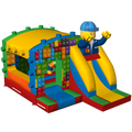 Funbox Midi Gekleurde Blokken Springkasteel