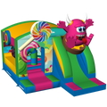 Funbox Midi Cookie Monster Fushia Springkasteel