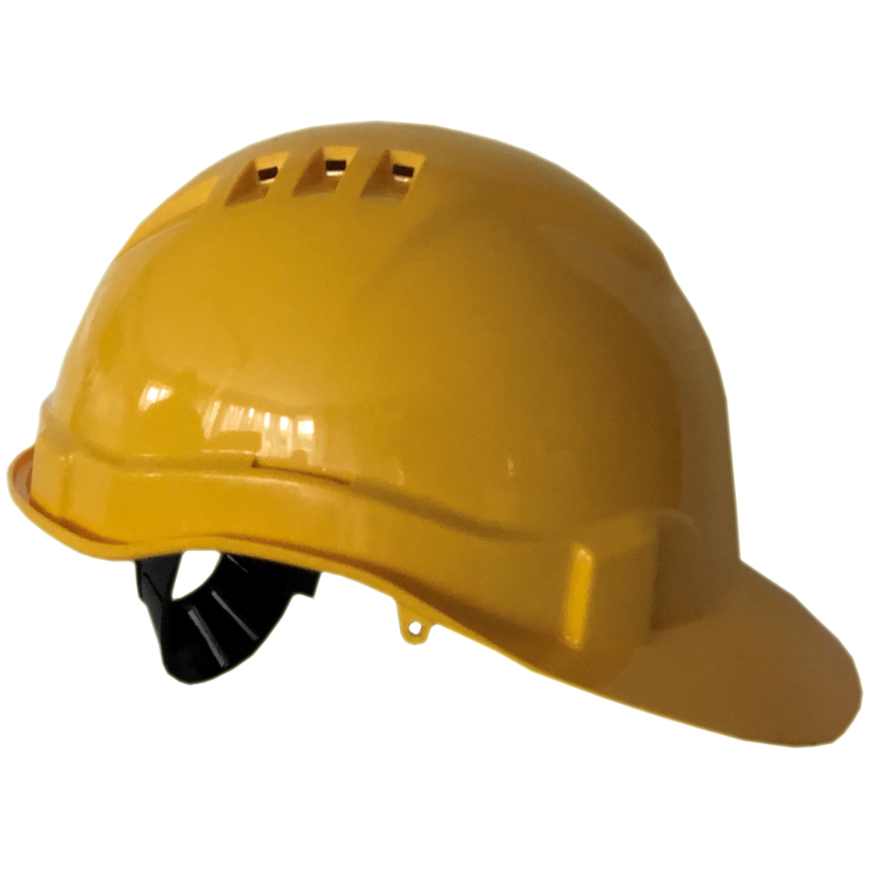 Safety helmet, yellow