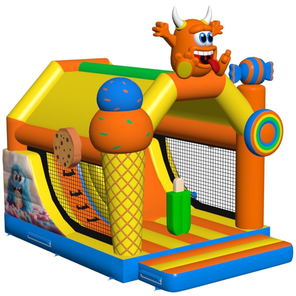 Inslide Maxi 3D Cookie Monster Oranje