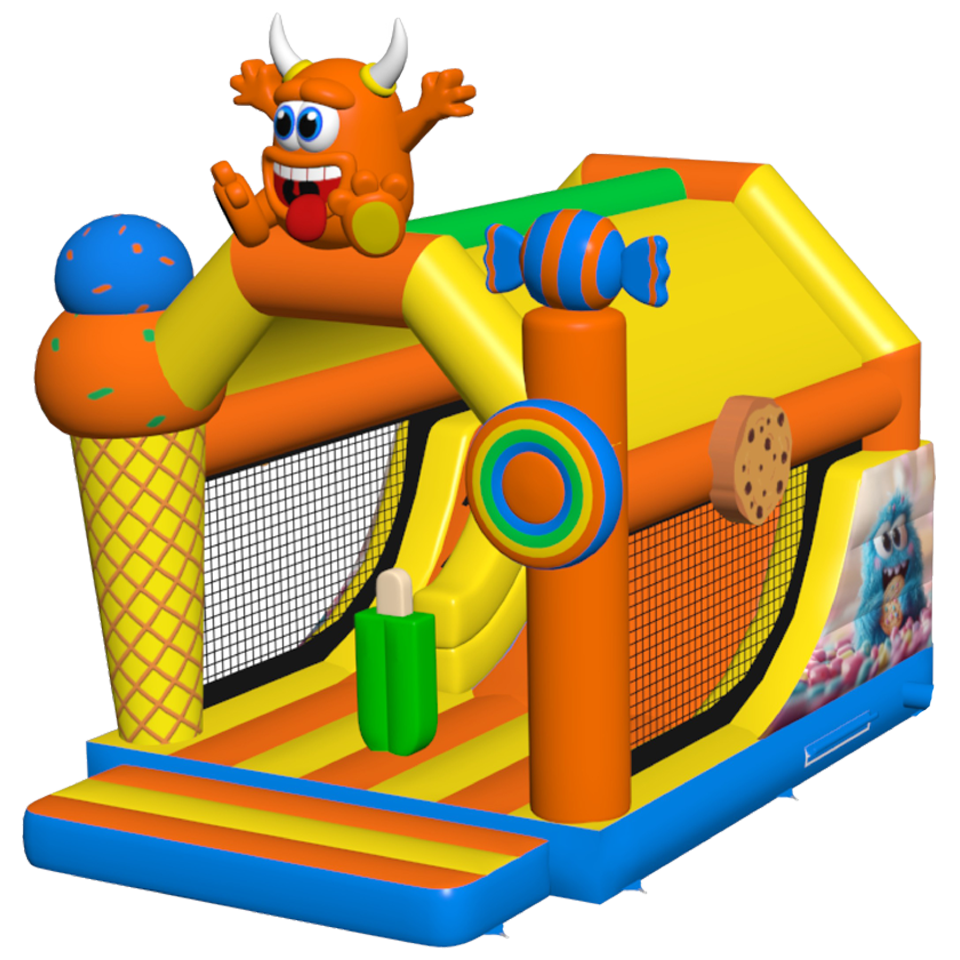 Inslide Maxi 3D Cookie Monster Oranje