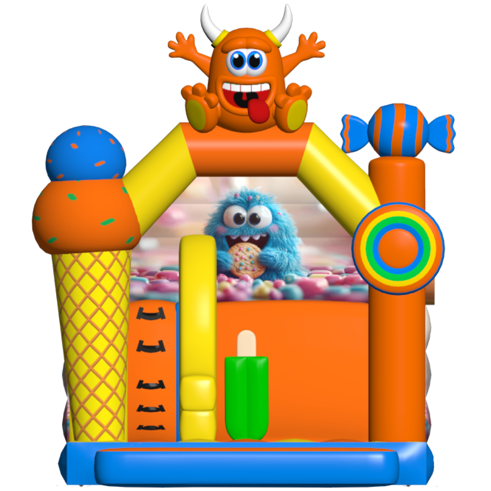 Inslide Maxi 3D Cookie Monster Oranje