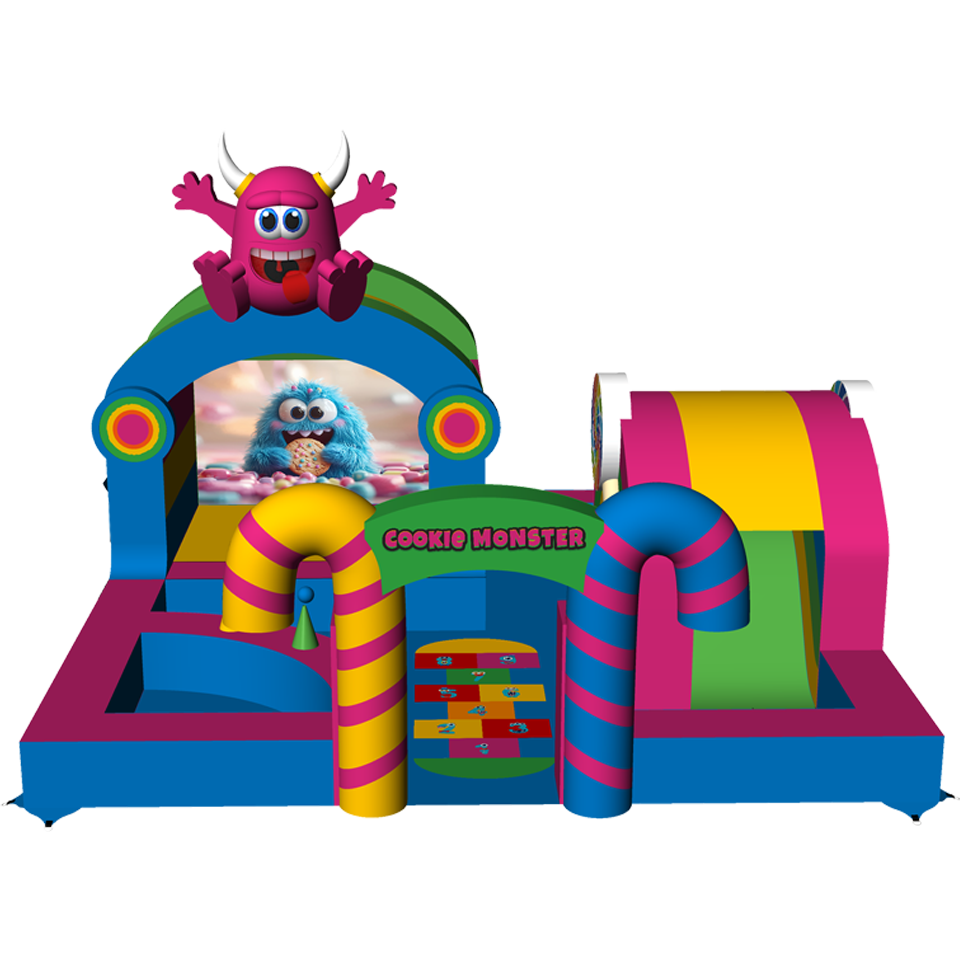 Kinder Zone Cookie Monster Fushia