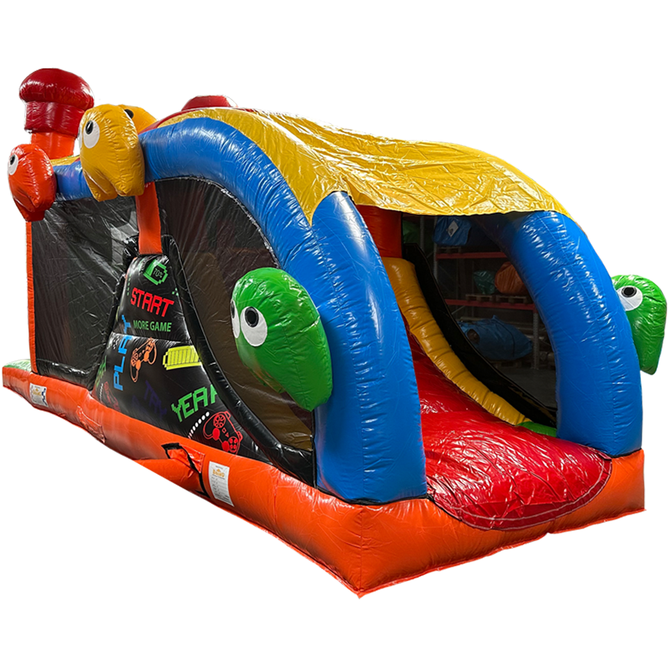 Toboggan course d'obstacles