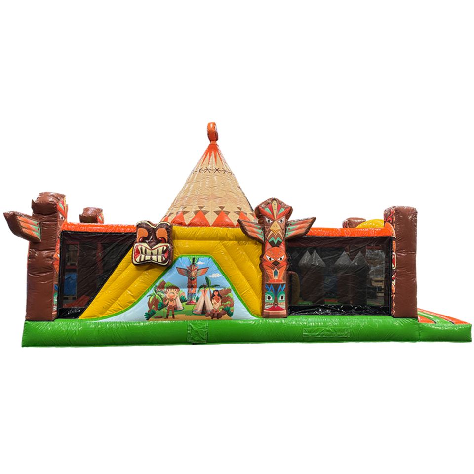 1 Deel Hindernisbaan Indiaan - Boing Inflatables