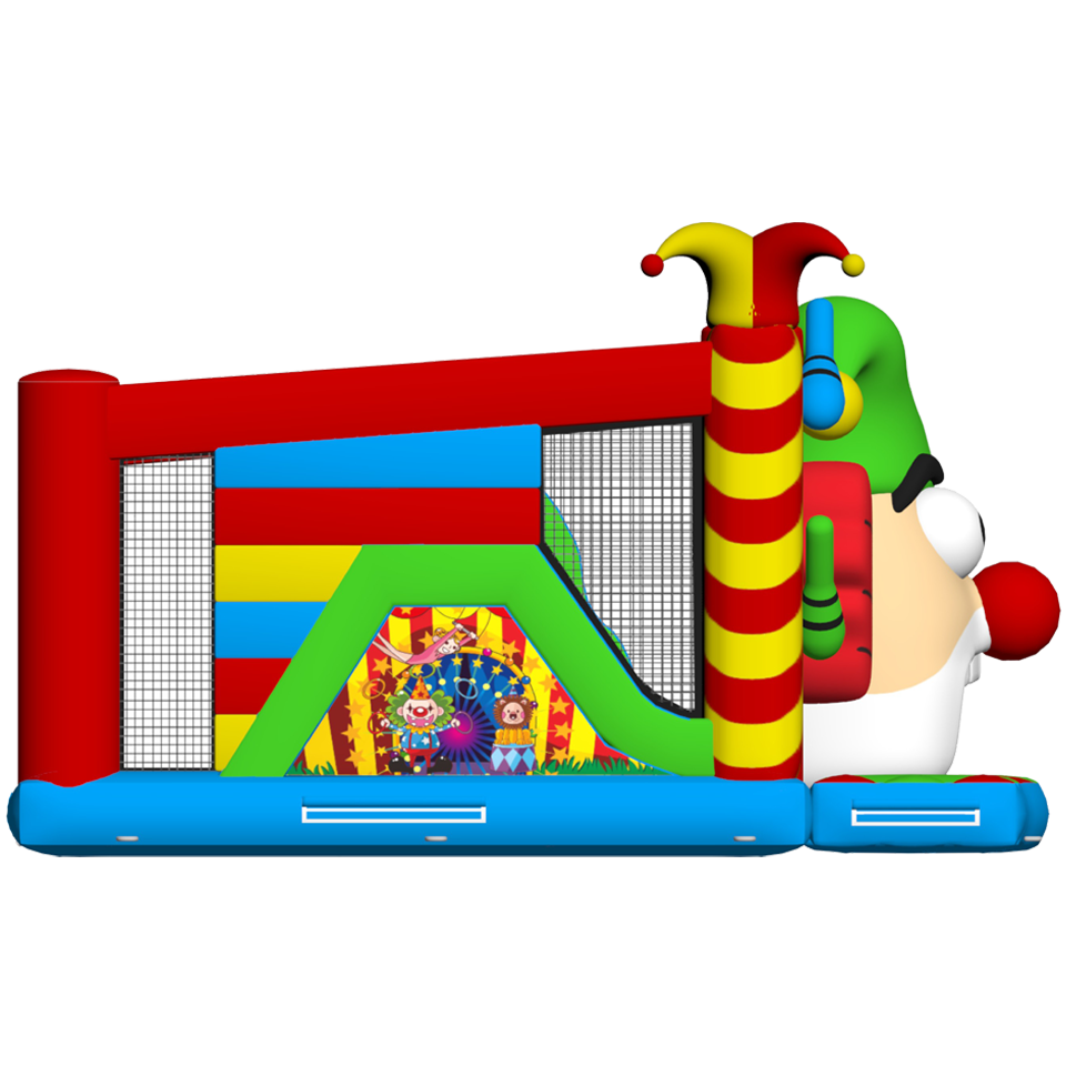 Multiplay Maxi 2 Glijbanen Clownshoofd