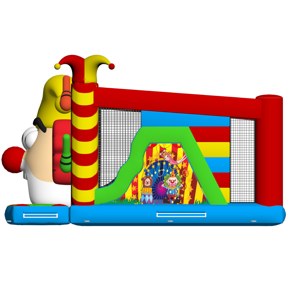 Multiplay Maxi 2 Glijbanen Clownshoofd