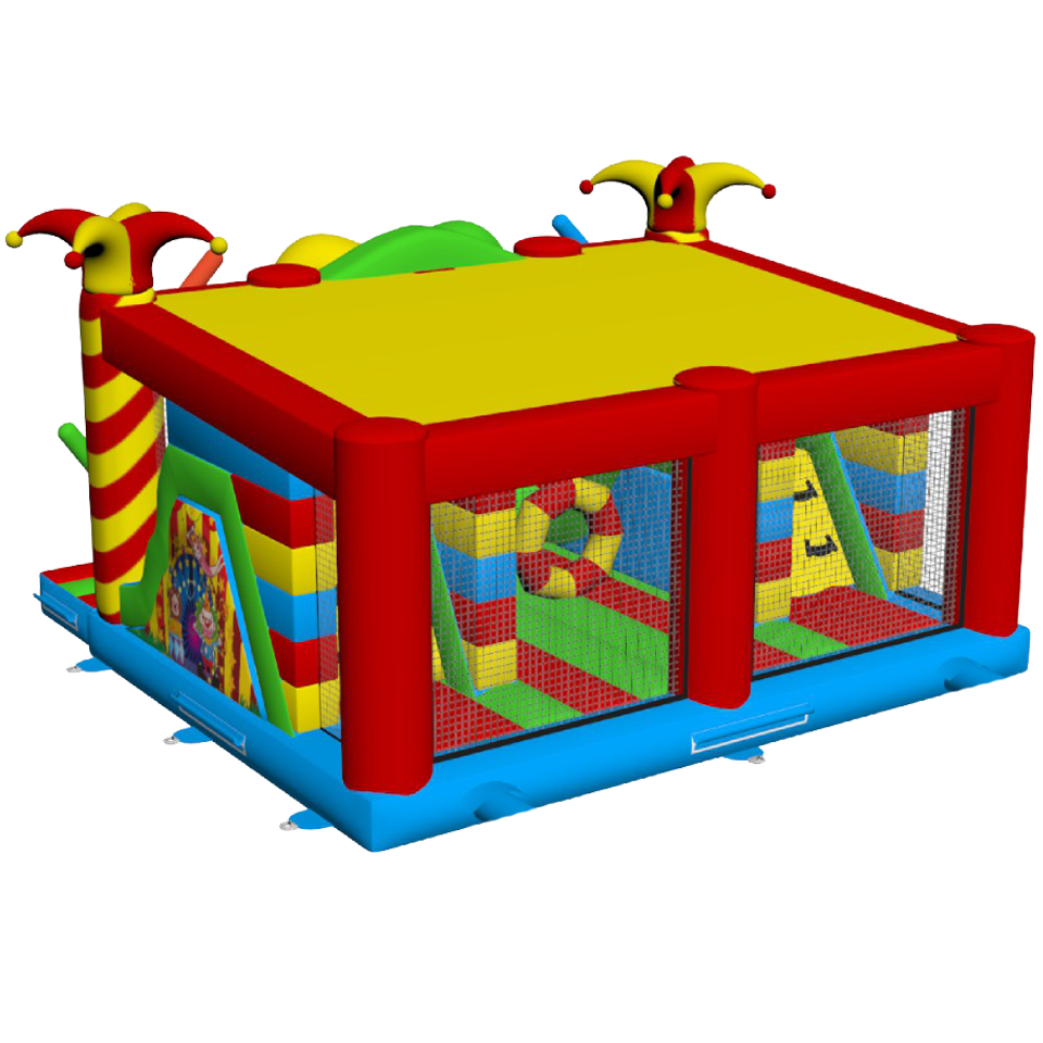 Multiplay Maxi 2 Glijbanen Clownshoofd