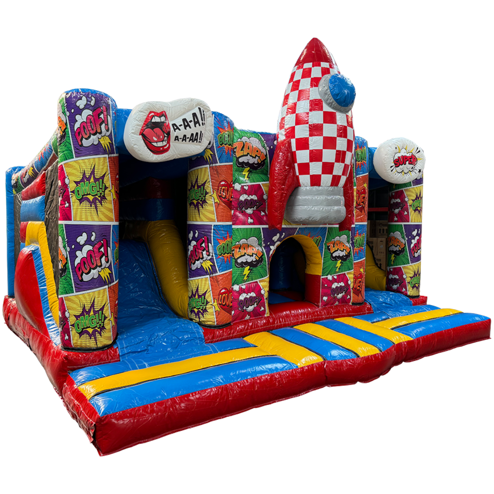 Multiplay Maxi 2 Glijbanen Comic