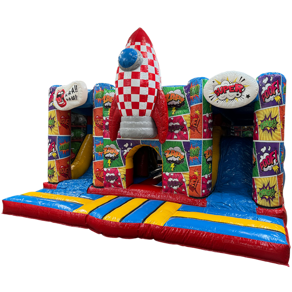 Multiplay Maxi 2 Glijbanen Comic