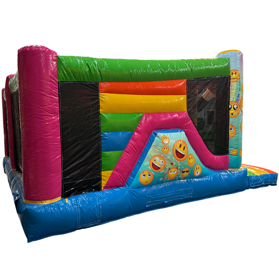 Zijkant Multiplay Maxi 2 Glijbanen Emoji