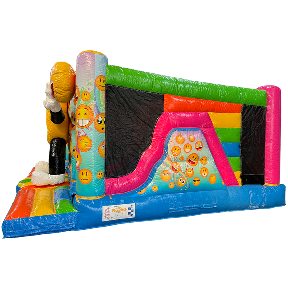 Zijkant Multiplay Maxi 2 Glijbanen Emoji