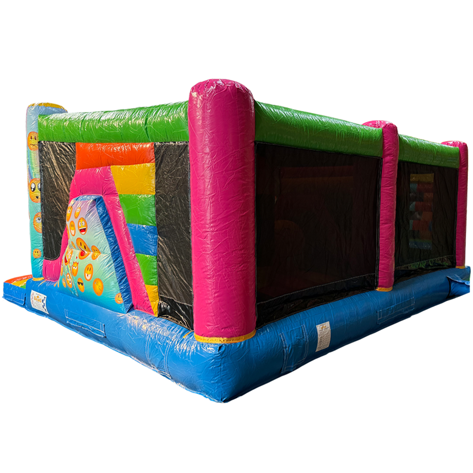 Achterzijde Multiplay Maxi 2 Glijbanen Emoji