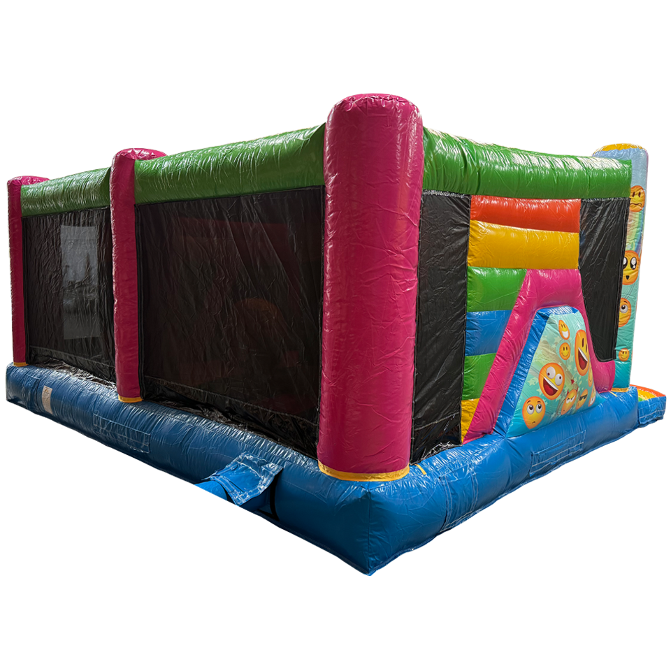 Achterzijde Multiplay Maxi 2 Glijbanen Emoji